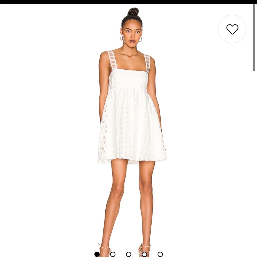 Amanda Uprichard Russo Dress in White Check